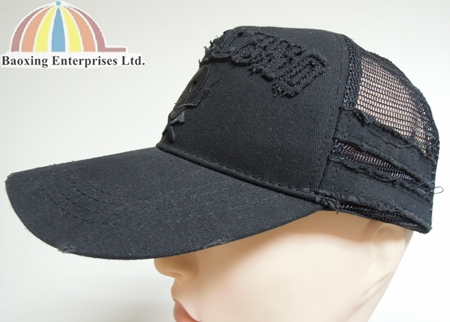 customized frayed peak golf hats