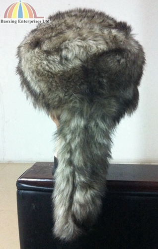 faux raccoon tail hat coonskin boone hats