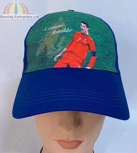 customize printed world cup soccer caps