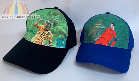 customize printed world cup football hats