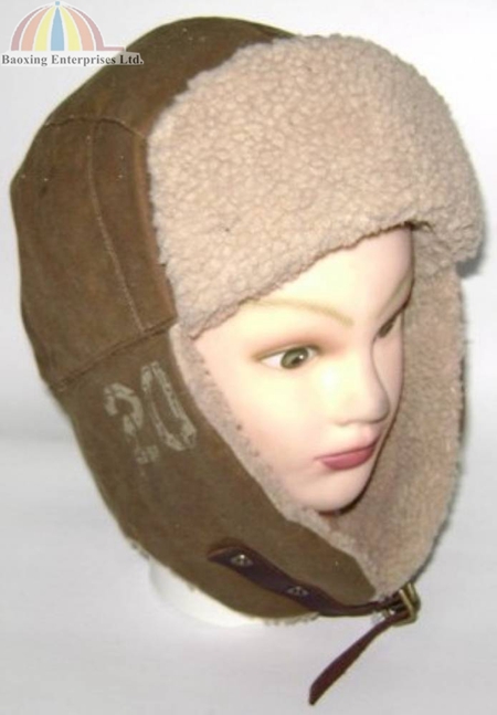 wax cotton mongolian winter hat fuzzy hat