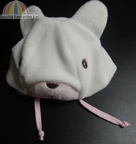 fleece winter animal infant beanie caps