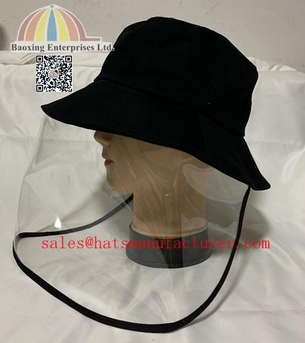 epidemic prevention hat with TPU mask