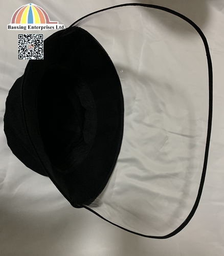 epidemic prevention hat with TPU mask