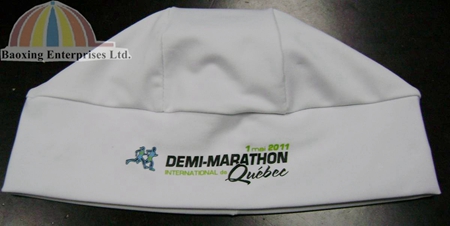 custom logoed half-marathon runners hat