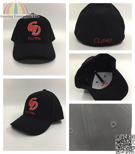 custom polyester embroideri flexfit cap