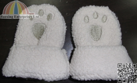 winter infant newborn baby hat mittens
