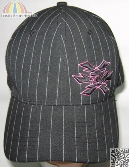 custom stripes flex fit hat