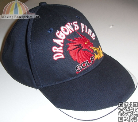 customizable raise embroideri golf cap