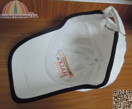 custom logoed marathon runners cap