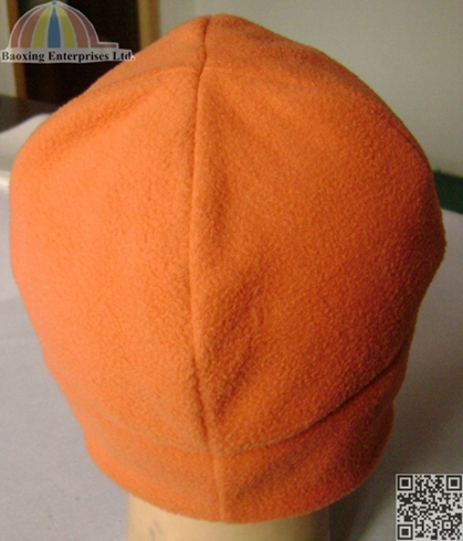 custom polar fleece winter beanie hat