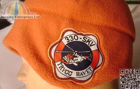 custom polar fleece winter beanie hat