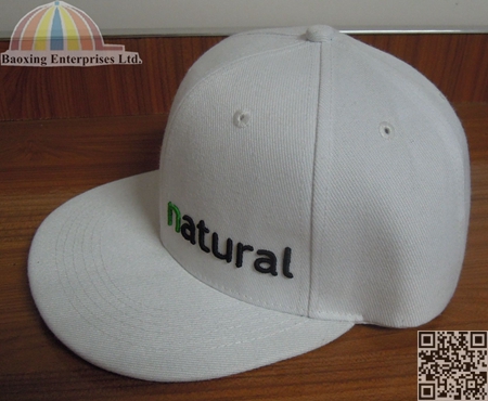 custom hip hop flat brim snapback cap