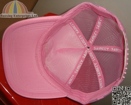 girls outdoor foam hat mesh cap
