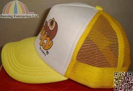 custom logoed imprint children trucker hat