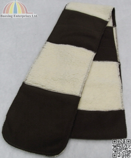 custom bicolour polar fleece scarf scarves