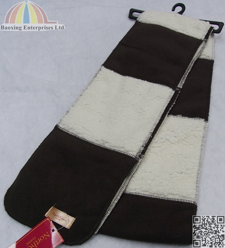 custom bicolour polar fleece scarf scarves