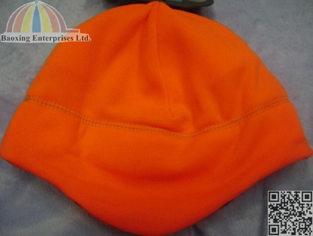 custom micro fleece winter beanie hat