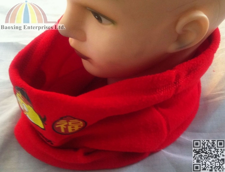 custom imprint microfleece neckwarmer