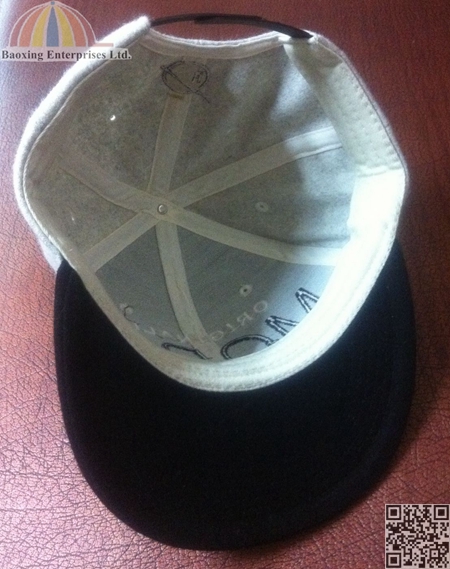 wool acrylic flat peak cap hip hop hat
