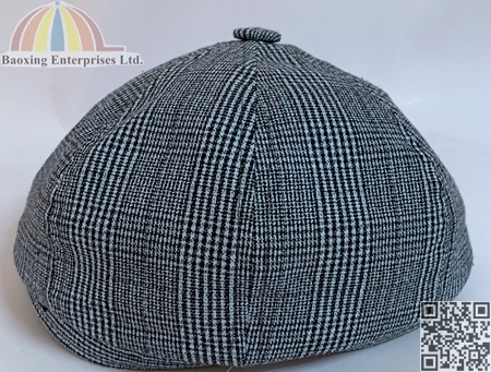 plaid linen gatsby cap ivy cap newsboy flat cap