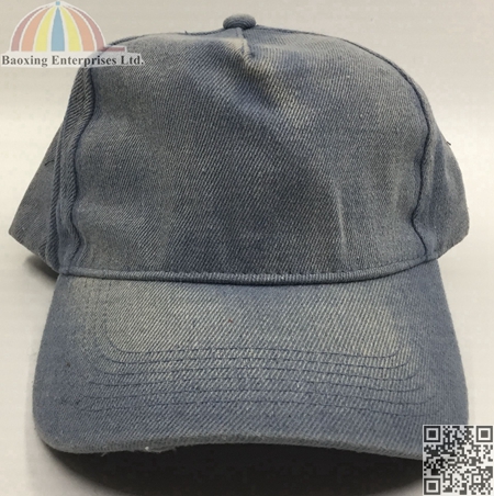 plain jeans baseball cap washed denim cap