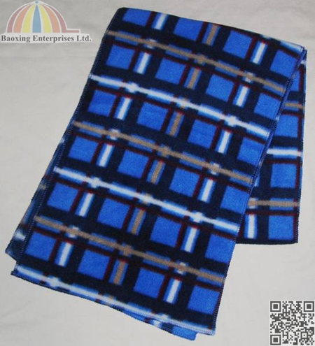 custom plaid polar fleece scarf scarves