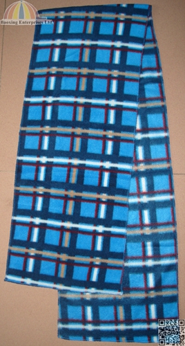 custom plaid polar fleece scarf scarves
