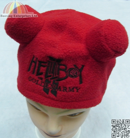 custom fleece winter beanie hat scarf scarves