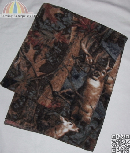 custom printed camouflage winter scarf scarves