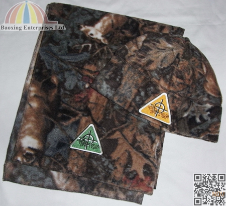 custom printed camouflage winter scarf scarves