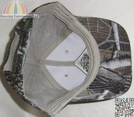 custom woodland camo outdoor sun cap