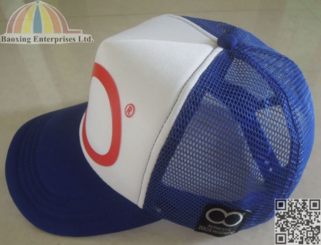 hats factory customized jersey foam mesh caps