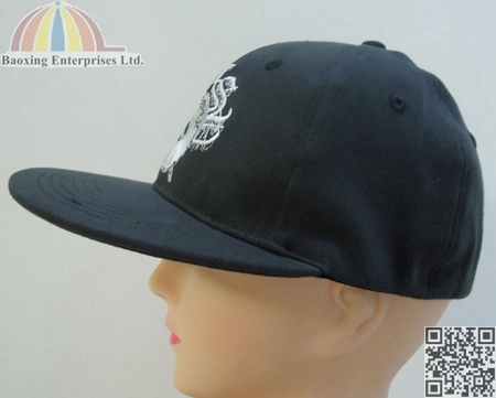 factory directly custom logoed flex fitted cap