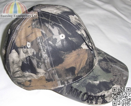 customizable woodland outdoor cap camo hat