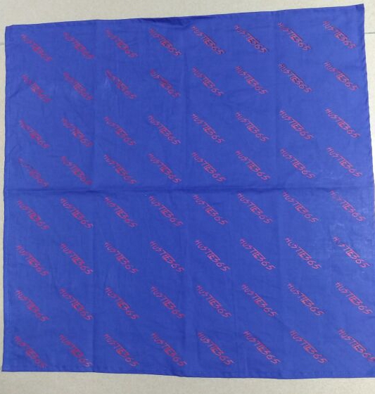 custommade logo printed bandana headwrap