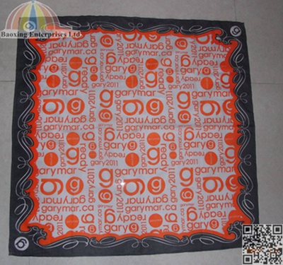 custom imprint sports bandana scarf