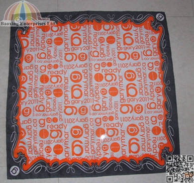 custom imprint sports bandana scarf