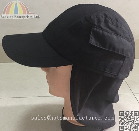 Sun Hat Safari Hike Cap with Neck Flap Cover