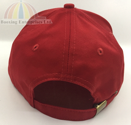 customized rubber patch promotional baseball cap