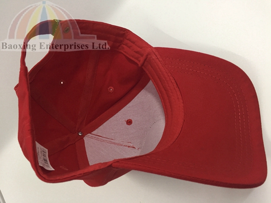 customized rubber patch promotional baseball cap