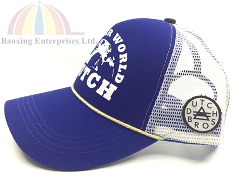 custom print logo snapback trucker cap