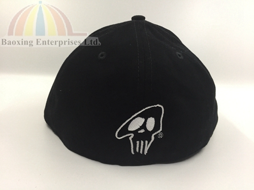 custom embroidered flat brim fitted hat