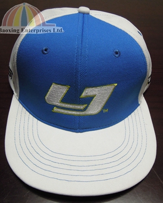 custom embroidery flat visor flex fitted cap