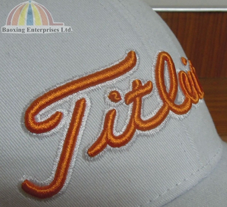 custom 3d embroidery cotton golf cap