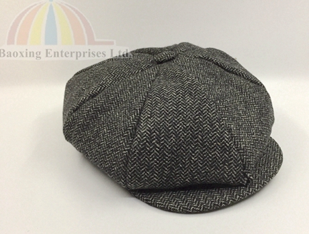 acrylic wool fashion newsboy cap