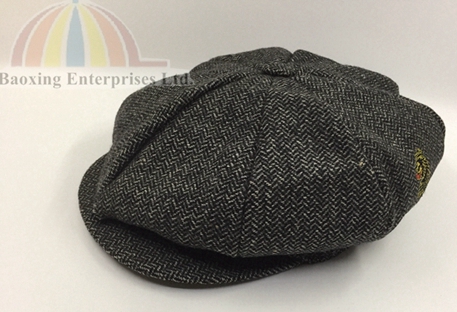 acrylic wool fashion newsboy cap