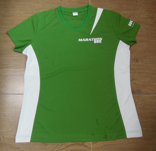 Customized tshirt for marathon running events