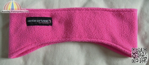 custom logo microfleece headband