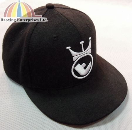 customized logo raise embroidery fitted hat